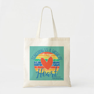Leerling citaat "Onderwijzen is een werk van het h Tote Bag