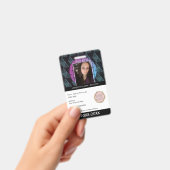 Leerling Homeschoting School Mam ID Tropische Vorm Badge (Handheld)