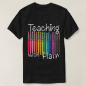 Leerling met flair Pen leraar terug naar school GI T-shirt (Design voorkant)