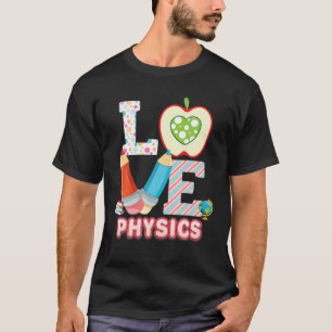 Leerling natuurkunde Kind student terug naar schoo T-shirt