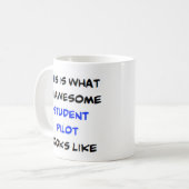 leerling-piloot, geweldige koffiemok (Voorkant links)