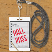 Leerling student Papier klaslokaal Bathroom Hall p Badge