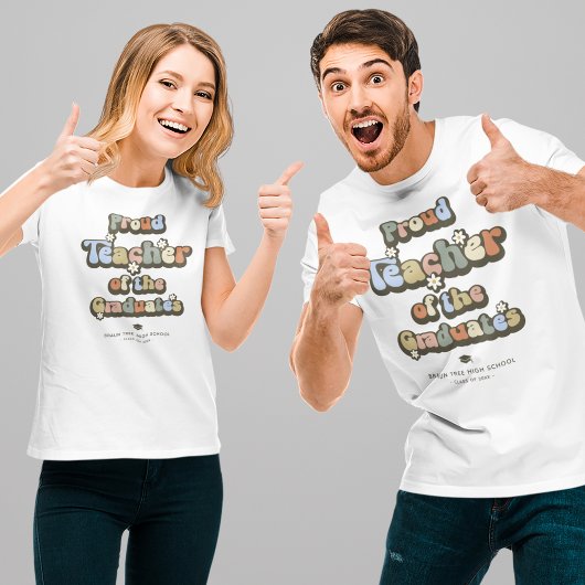 Leerling van de Afstuderen retroreldienst T-shirt