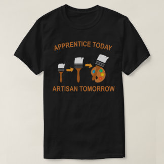 leerling vandaag ambachtsman morgen t-shirt