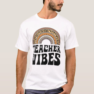 Leerling Vibes eerste dag terug naar school Leopar T-shirt