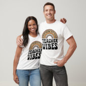 Leerling Vibes eerste dag terug naar school Leopar T-shirt (Unisex)