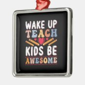 Leerlingbaan-Kinder wordt Geweldige Metalen Ornament (Links)