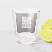 Leerlingdag Eat Sleep Teachs Herhalen Shot Glas (Achterkant)