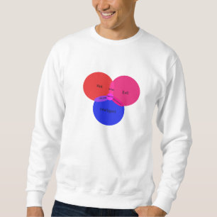 Leerlingen en gekke wetenschapper (sweatshirt) trui