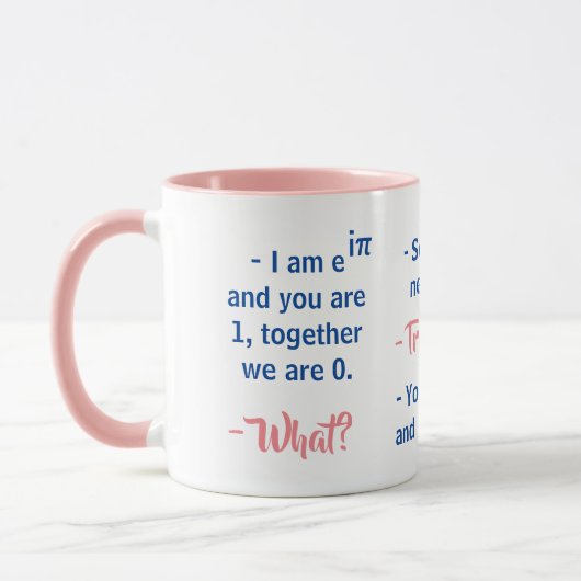 Leerlingen in wiskunde - Funny Mug Mok (Links)