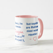 Leerlingen in wiskunde - Funny Mug Mok (Voorkant rechts)