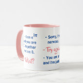 Leerlingen in wiskunde - Funny Mug Mok (Voorkant links)