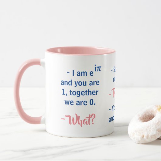 Leerlingen in wiskunde - Funny Mug Mok (Met donut)