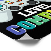 Leerlingen uit de 2e klas die gamen – Level Comple Poster (Hoek)