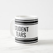 Leerlingen voor studenten - Funny Teacher Classroo Koffiemok (Voorkant links)