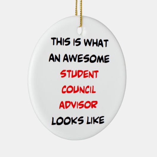 leerlingenadviseur , geweldige keramisch ornament (Rechts)