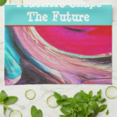 Leerlingenbeker Vivid Swirled Tie Dye Theedoek (Gevouwen)