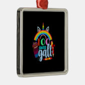 Leerlingencadeau | 100 dagen lang metalen ornament (Rechts)