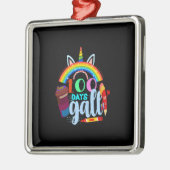 Leerlingencadeau | 100 dagen lang metalen ornament (Links)