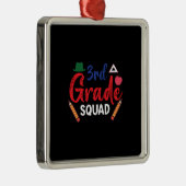 Leerlingencadeau | 3e rang metalen ornament (Rechts)
