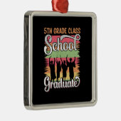 Leerlingencadeau | 5e klas Afstuderen Metalen Ornament (Rechts)