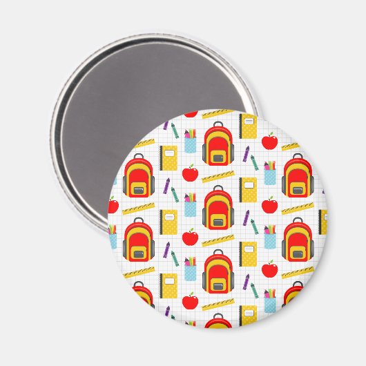 Leerlingencadeau | Apple Terug naar school Magneet (Voorkant / Achterkant)