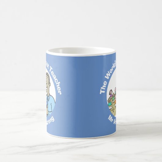 Leerlingencadeau. Beste mannelijke leraar ter were Koffiemok (Center)