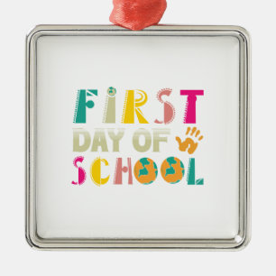 Leerlingencadeau Eerste schooldag Metalen Ornament