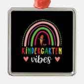 Leerlingencadeau | Kindergarten Vibes Metalen Ornament (Voorkant)