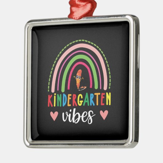 Leerlingencadeau | Kindergarten Vibes Metalen Ornament (Links)