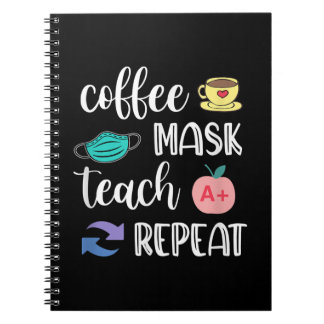 Leerlingencadeau | Koffie-maskerkoppeling Herhalin Notitieboek