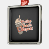 Leerlingencadeau | Koffieband herhalen Metalen Ornament (Links)