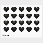 Leerlingencadeau | kunstleraar hart sticker (Vel)