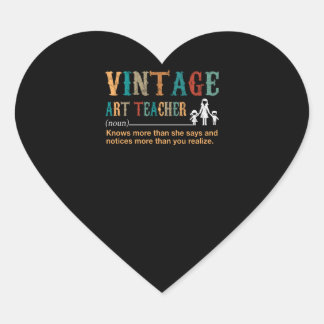 Leerlingencadeau | kunstleraar hart sticker