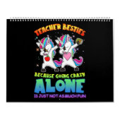 Leerlingencadeau | Leraar Besties omdat hij gek wo Kalender (Hoes)