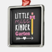 Leerlingencadeau | Miss Kinder Garten Metalen Ornament (Links)