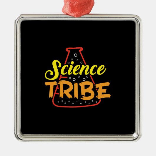 Leerlingencadeau | Wetenschapsstam Metalen Ornament (Voorkant)