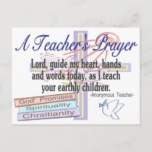 Leerlingencadeaus van de leraar — unieke leraar briefkaart (Voorkant)