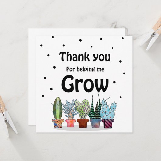 Leerlingencadeautje, bedankt voor je hulp (Voorkant / Achterkant in situ)