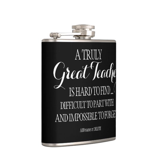 Leerlingencadeautje Bedankt voor je prijsopgave Heupfles (Rechts)