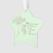 Leerlingendag bedankt Wilde bloem Ornament (voorkant)