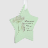 Leerlingendag bedankt Wilde bloem Ornament (voorkant)