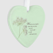 Leerlingendag bedankt Wilde bloem Ornament (voorkant)