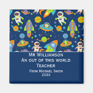 Leerlingendag uit deze wereldruimte magneet