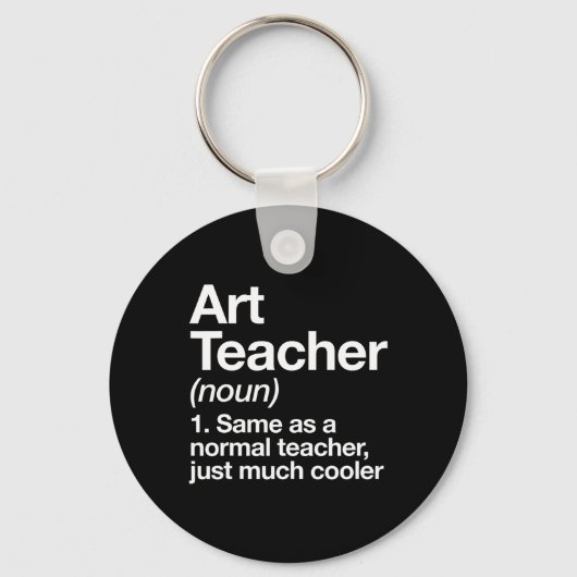 Leerlingendefinitie grappig terug naar school eers sleutelhanger (Voorkant)