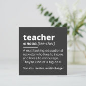 Leerlingendefinitie - Leerleraar Kaart (Staand voorkant)