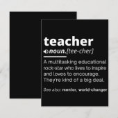 Leerlingendefinitie - Leerleraar Save The Date (Voorkant / Achterkant)