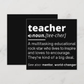 Leerlingendefinitie - Leerleraar Save The Date (Voorkant / Achterkant)