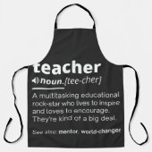 Leerlingendefinitie - Leerleraar Schort (Voorkant)