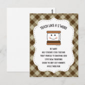 Leerlingenkamp Classroom Theme Smores Briefkaart (Voorkant / Achterkant)